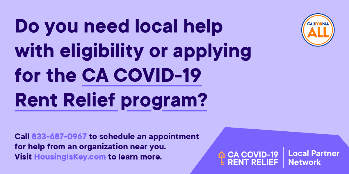 CA COVID19 Rent Relief Program
